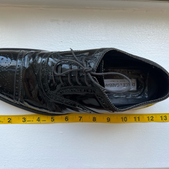 🇮🇹🇮🇹Dolce&Gabanna tuxedo wing tip shoes - Picture 13 of 15